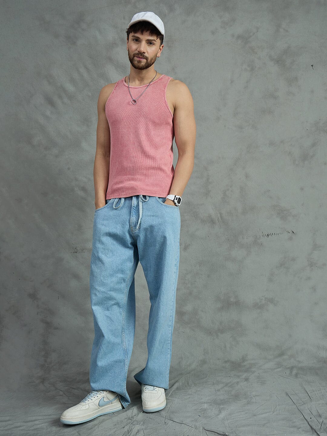 Amber Acid Ribbed Vest - Image 5