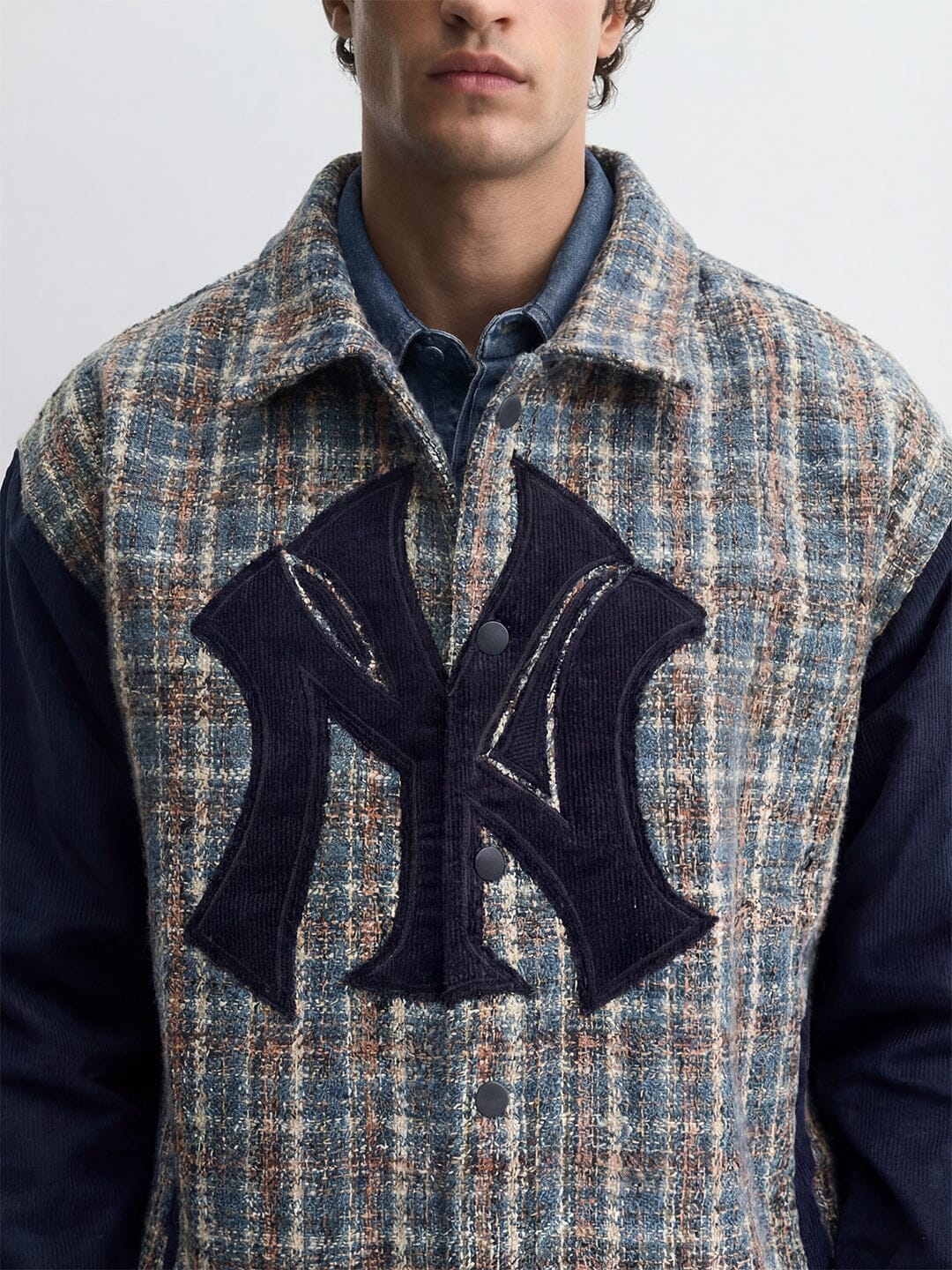 Blue Tweed NY Applique Jacket - Image 4