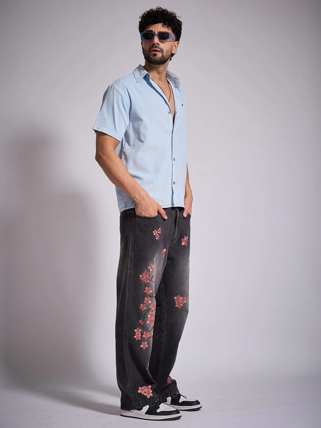 Denim Washed Corduroy Shirt - Image 3