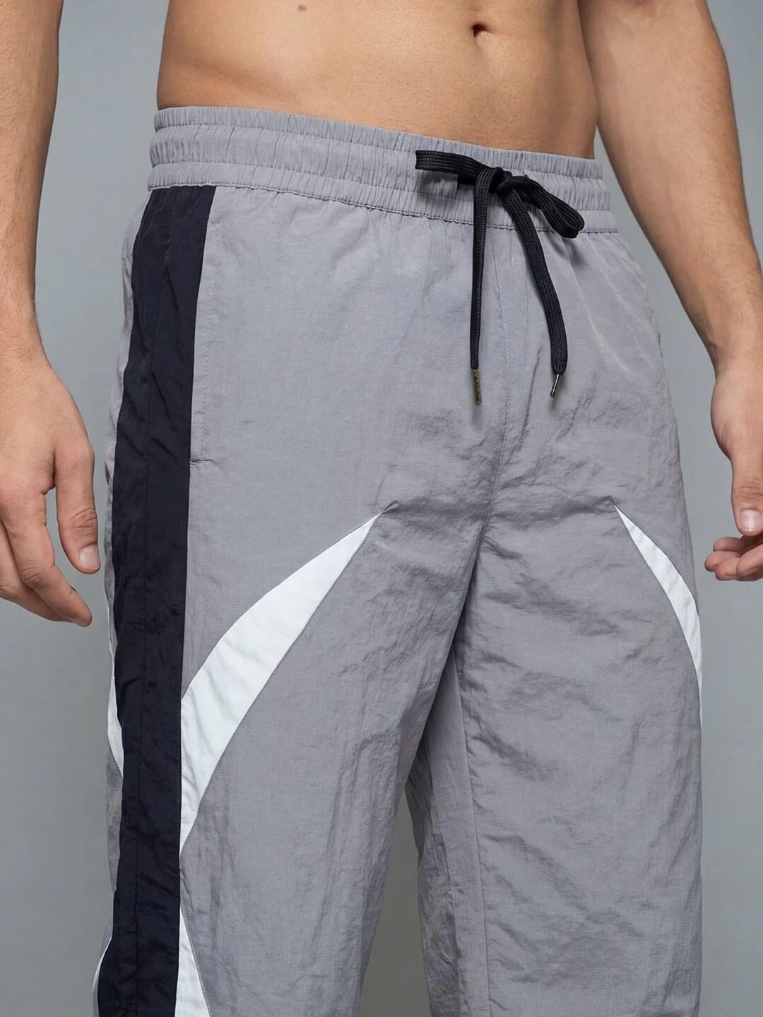 Grey Crescent Cut And Sew Tracksuit - Image 7