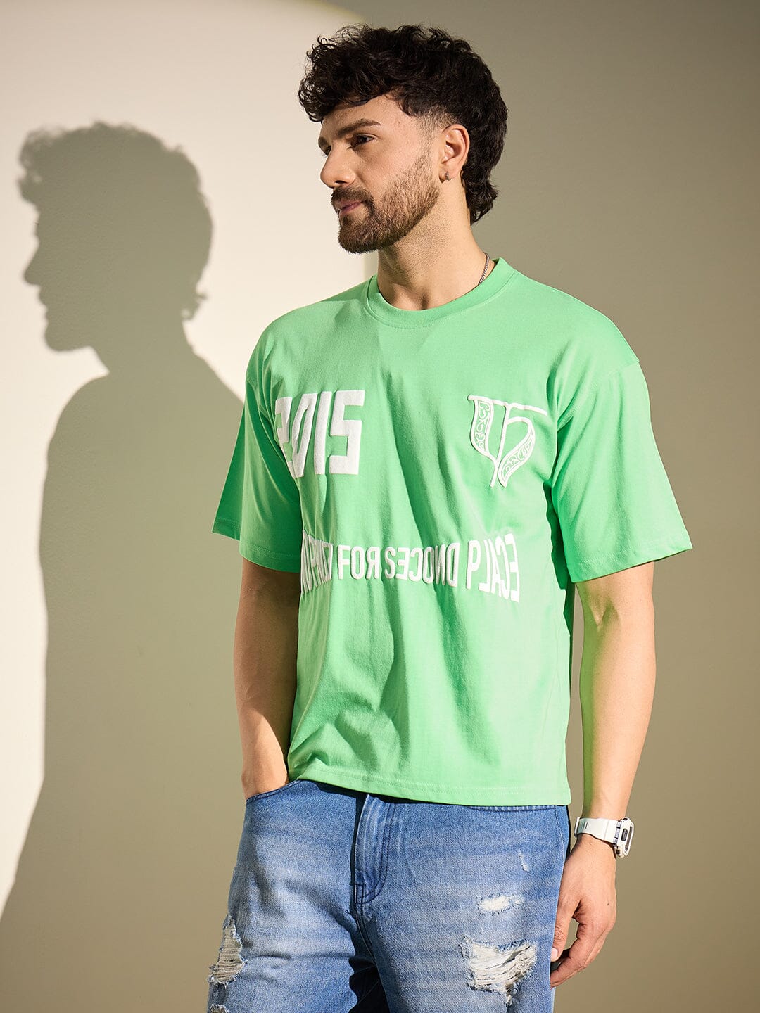 Mint Graphic Oversized Tshirt - Image 5