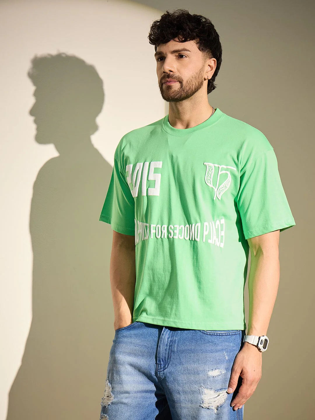 Mint Graphic Oversized Tshirt - Image 6