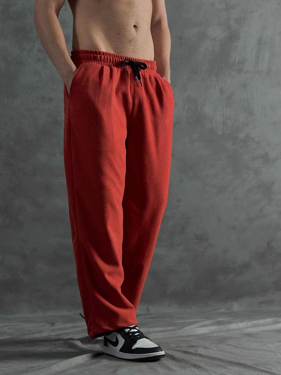 Orange Inmate Polar Fleece Trackpants - Image 3