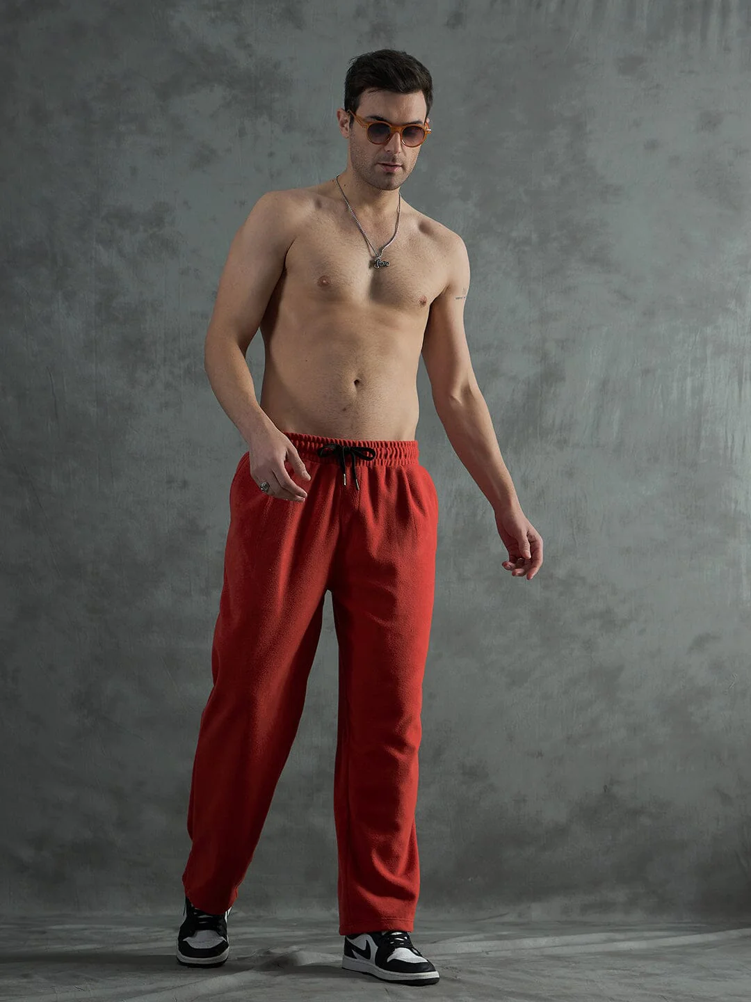 Orange Inmate Polar Fleece Trackpants - Image 6