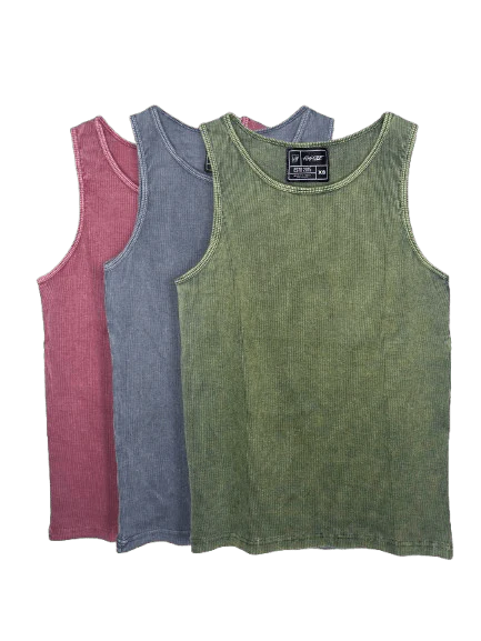 Ribbed Dyed Vest Pack Of 3 - Image 3