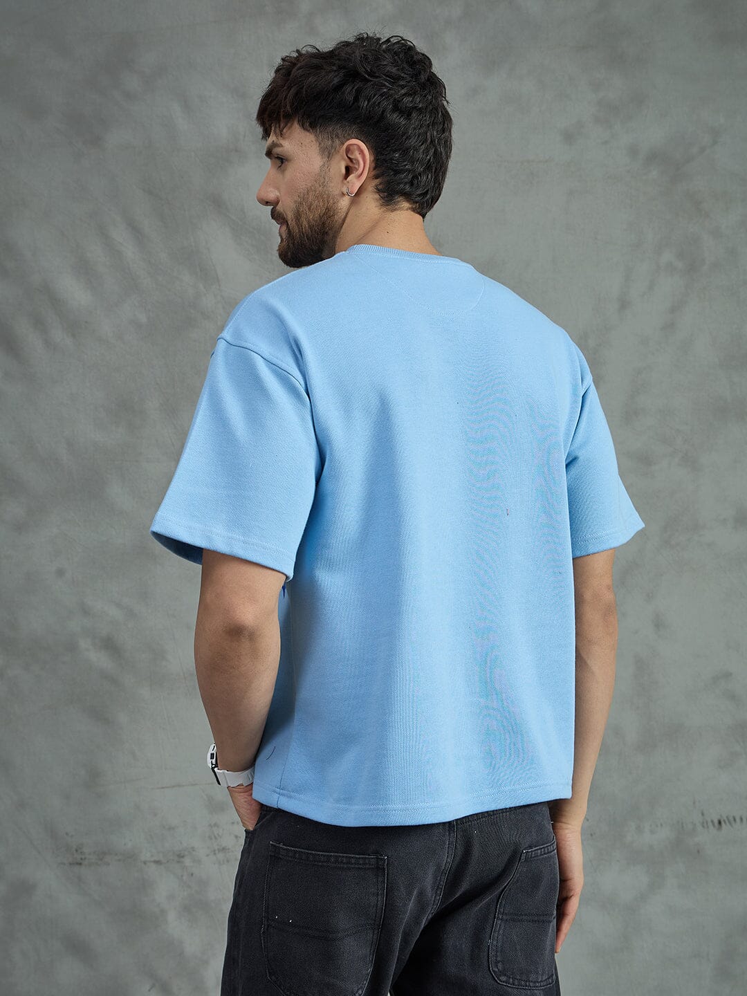 Sky Lisbon Graphic Oversized Tshirt - Image 3